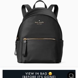 Kate Spade small signature nylon backpack. NWT